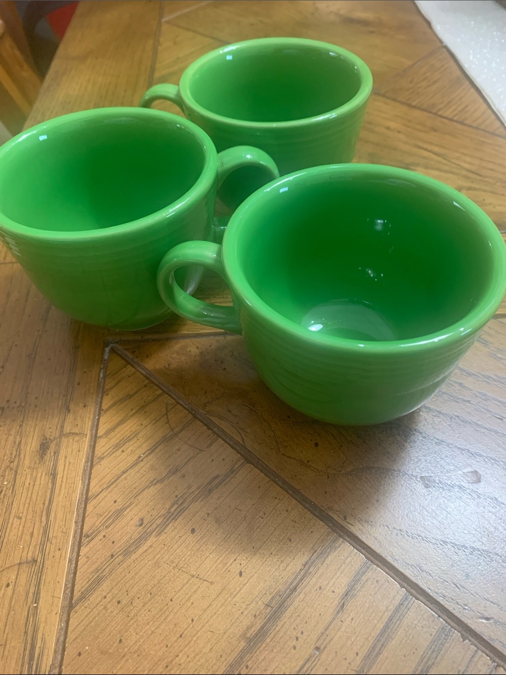 FIESTA Ceramic Coffee Cups - Set of 3